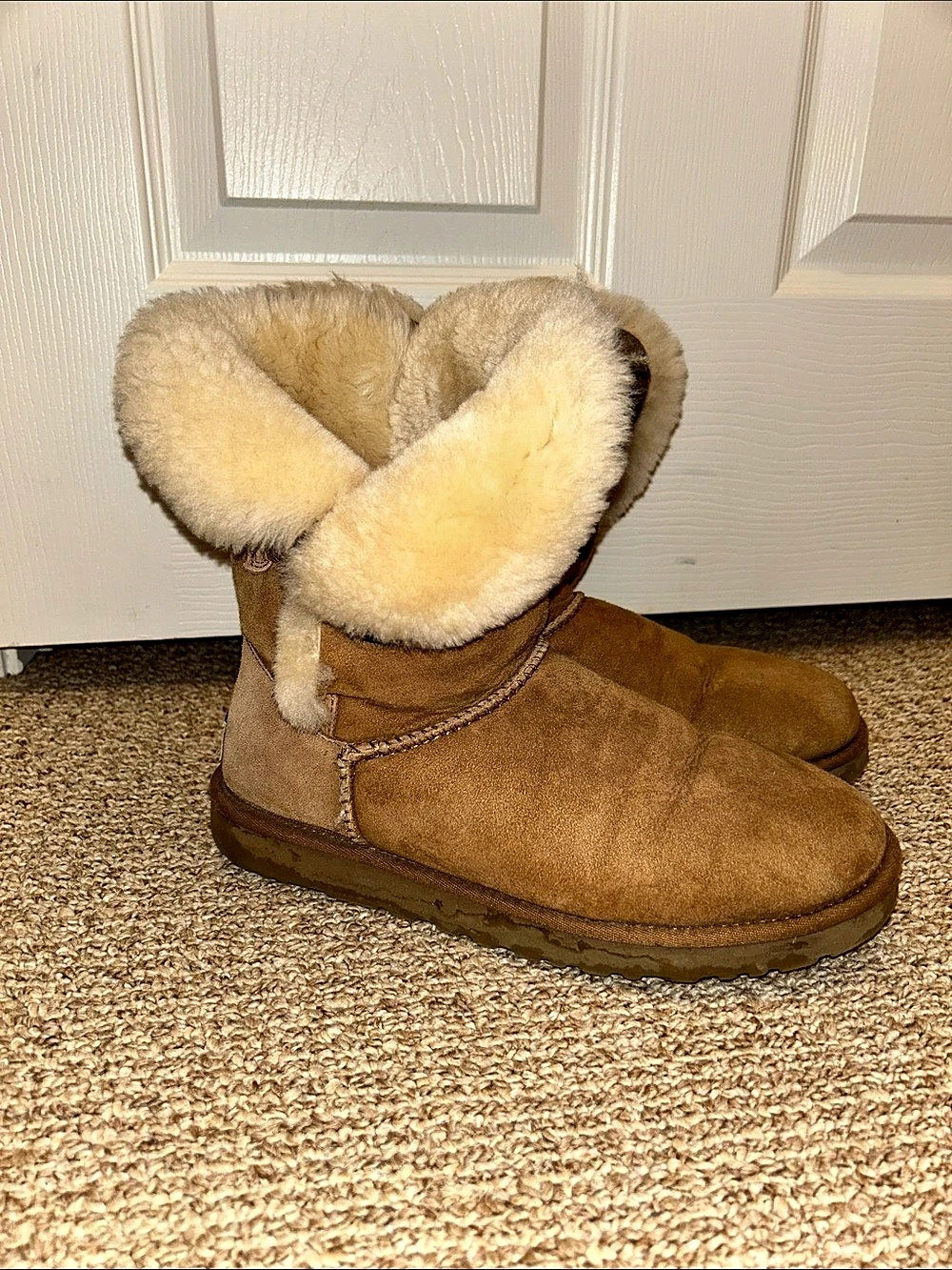 UGG BaileyButton Fur-Lined Winter Boots